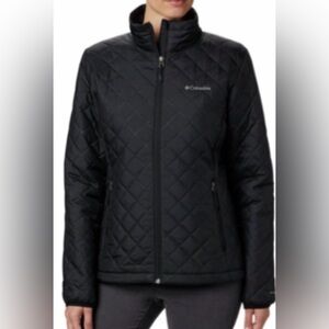 Columbia Black Omni Heat Quilted Puffer Jacket